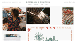 Desktop Screenshot of desmondanddempsey.com
